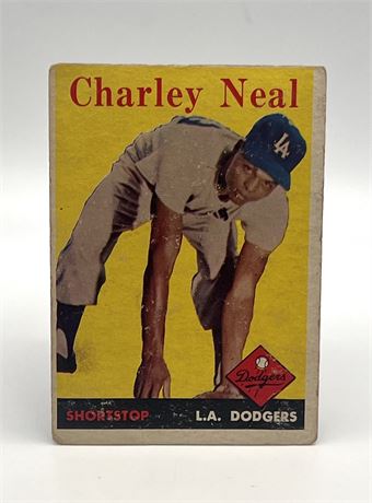 Charley Neal L.A. Dodgers Topps #16 Baseball Card