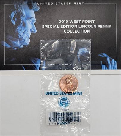 2019 W West Point Lincoln Penny NiB