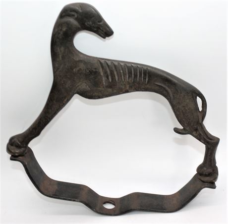 Metal Greyhound Whippet Dog figure