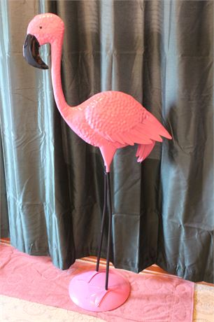 Metal Flamingo