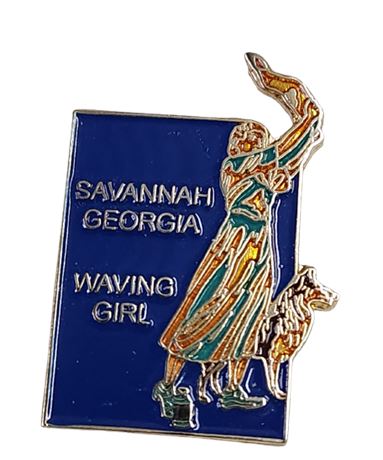 Collectors Savannah Georgia Push Pin Waving Girl