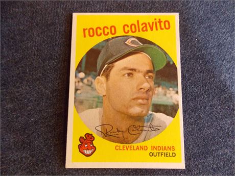 1959 Topps #420 Rocky Colavito, Cleveland Indians