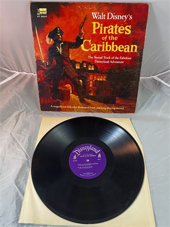 1968 Walt Disney's Pirates of the Caribbean Disneyland Vinyl Record ST 3937