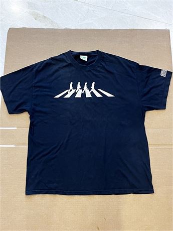 Official Apple Records The Beatles Abbey Road Record Release T-Shirt
