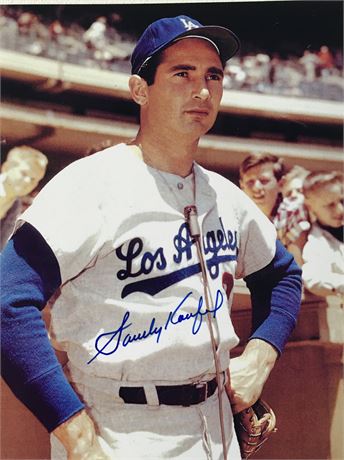 Los Angeles Dodgers Sandy Koufax Signed 8x10 Photograph