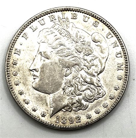 1892 Silver Morgan Dollar