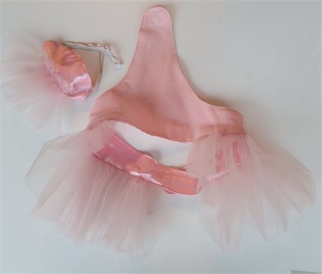 Pretty Pink Dog ballerina tutu costume