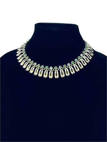 Lisner Vintage Rhinestone Collar Necklace