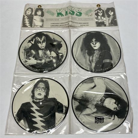 Vintage KISS Interview Picture Disc Collection - Limited Edition