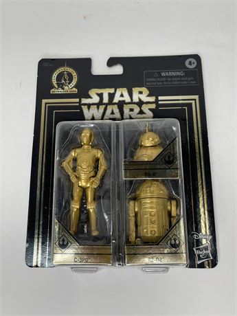2019 Hasbro Star Wars Commemorative C-3PO, R2-D2 and BB-8
