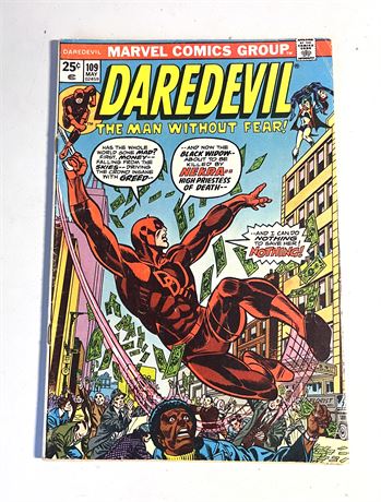 Marvel Comics Daredevil #109 April 1974 Comic