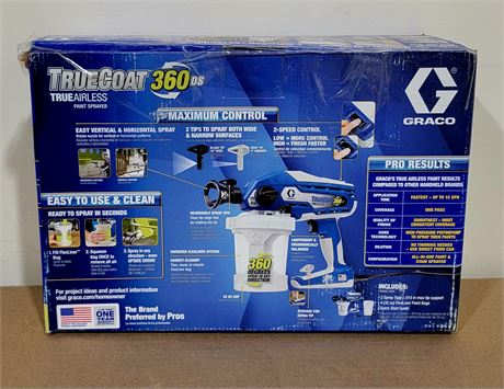Still in box Graco TrueCoat 360DS Airless Paint Sprayer