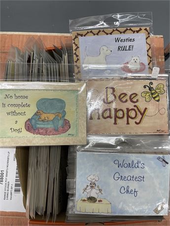 Over 100 Small Framable Poem and Sayings Decor Lot