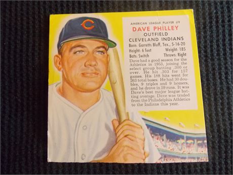 Rust Belt Revival Online Auctions - 1954 Red Man #9 Dave Philley ...