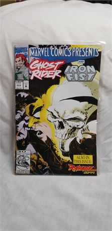 Marvel Comics Presents #117; Ghost Rider ad Iron Fist