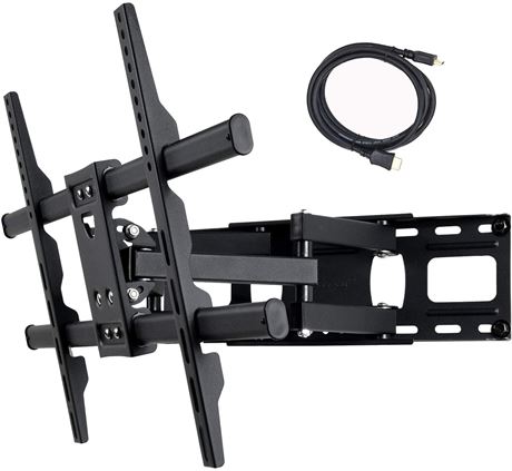 VideoSecu MW380B5 Full Motion Articulating TV Wall Mount Bracket for Most 37"-70