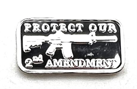 Protect of 2nd Amendment 1 Gram .999 Pure Silver