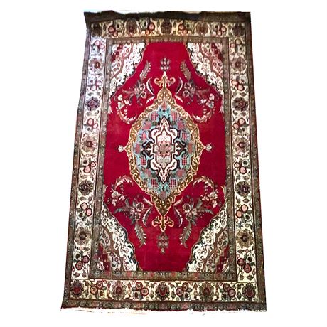 Iranian Natural Dyed Hand Woven Wool Rug