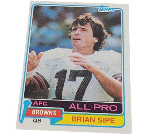 1981 Topps #350 Brian Sipe All Pro