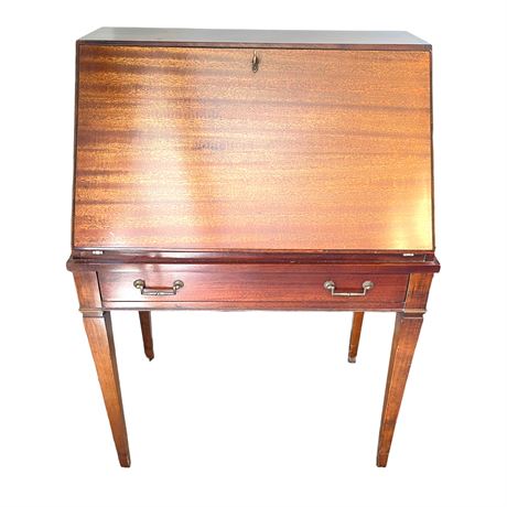 Vintage Maple Secretary Desk