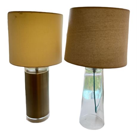 Pair of Contemporary Accent Lamps