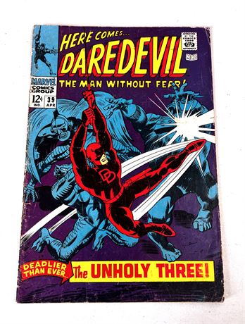 Marvel Comics "DAREDEVIL" April 1968 #39 Comic