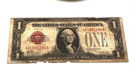 1928 One Dollar Red Seal