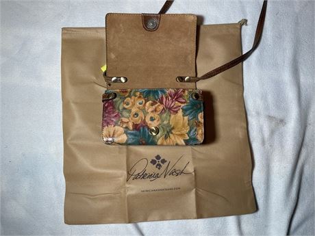 Patricia Nash Floral Crossbody Bag New