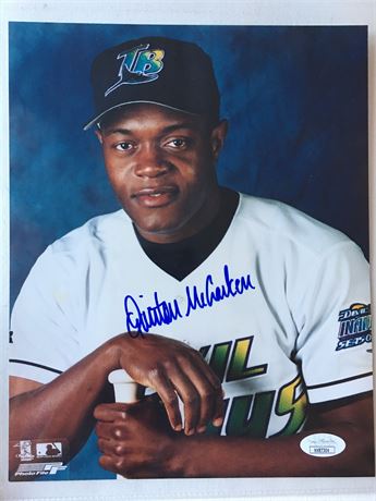 Baseball Quinton McCracken Signed & Certified 8x10 Photo