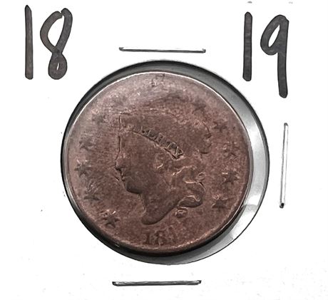 1819 Liberty Head Large Cent