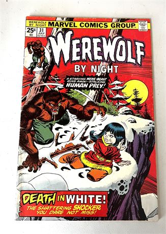 July 1975 Vol. 1 Marvel Comics "WEREWOLF" #31 Comic