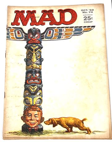 MAD Magazine #74 Oct. 1962 Edition