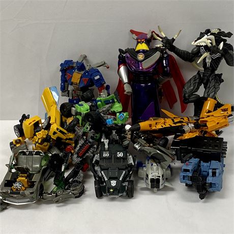 Collection of Vintage 90's Transformers and More
