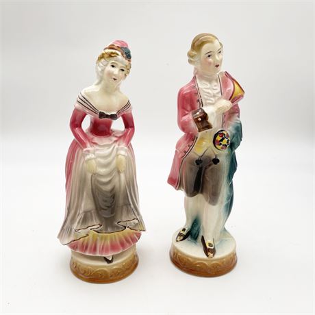 Vintage Colonial Porcelain Figurines Occupied Taiwan