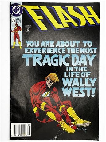 DC Flash #76 Most Tragic Day in the Life of Wall West! Comic Book