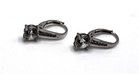 Beautiful Sterling Silver Moissanite Gemstone Earrings