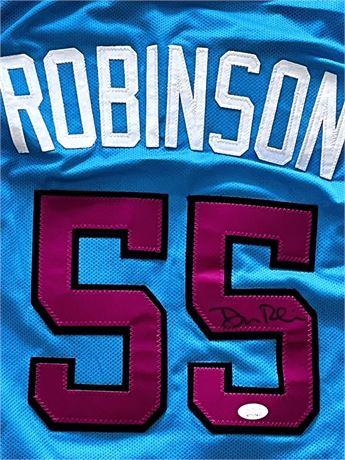 JSA COA Autographed Duncan Robinson Signed Custom Powder Blue Basketball Jersey