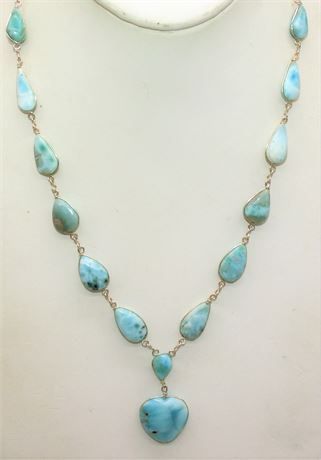 Larimar necklace