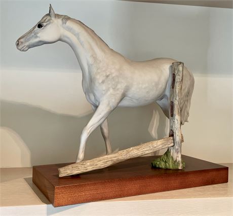Cybis Bisque White Horse Figure