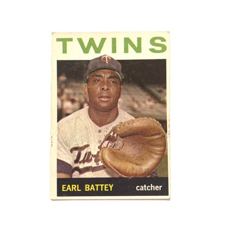 1964 Topps Earl Battey Baseball Card #90