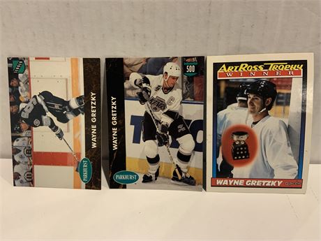 (3) Card Wayne Gretzky Lot 🔥