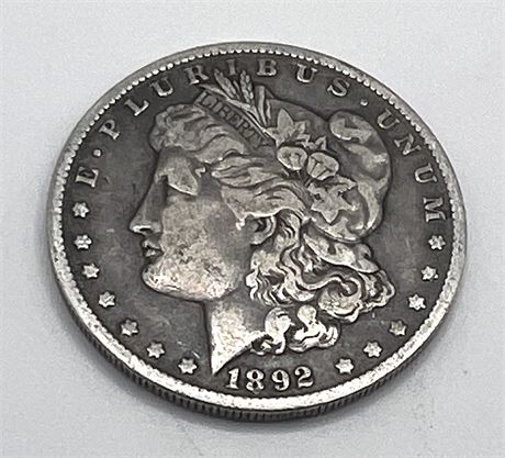 1892 O Silver Morgan Dollar Rare