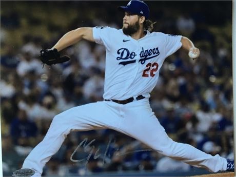 Dodgers Clayton Kershaw Signed & Certified 8x10 Photo