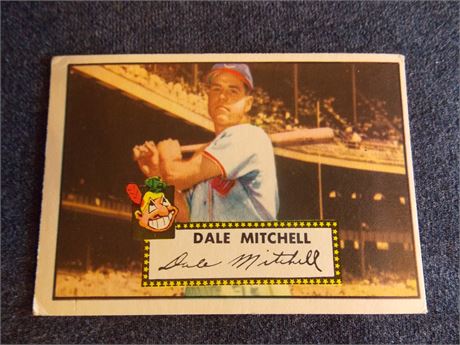 1952 Topps #92 Dale Mitchell, Cleveland Indians