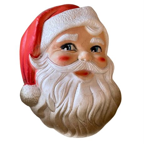 Rust Belt Revival Online Auctions - Vintage 60's Styrofoam Santa Face