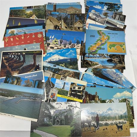Over 60 Vintage Postcards