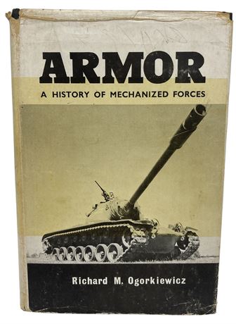 “Armor” by: j Richard Ogorkiewicz (1960) - Hardback Book