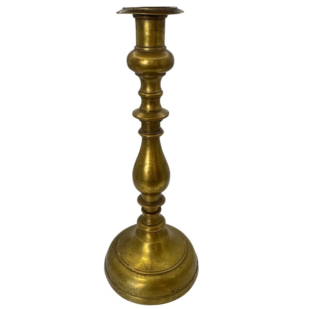 Rust Belt Revival Online Auctions - Tall Antique Brass Candlestick ...