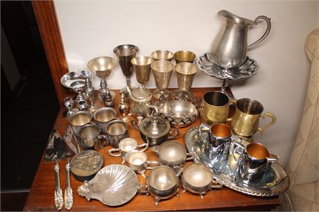 Silver Plate, Pewter, and More