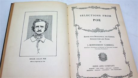 1907 Edgar Alllan Poe Book